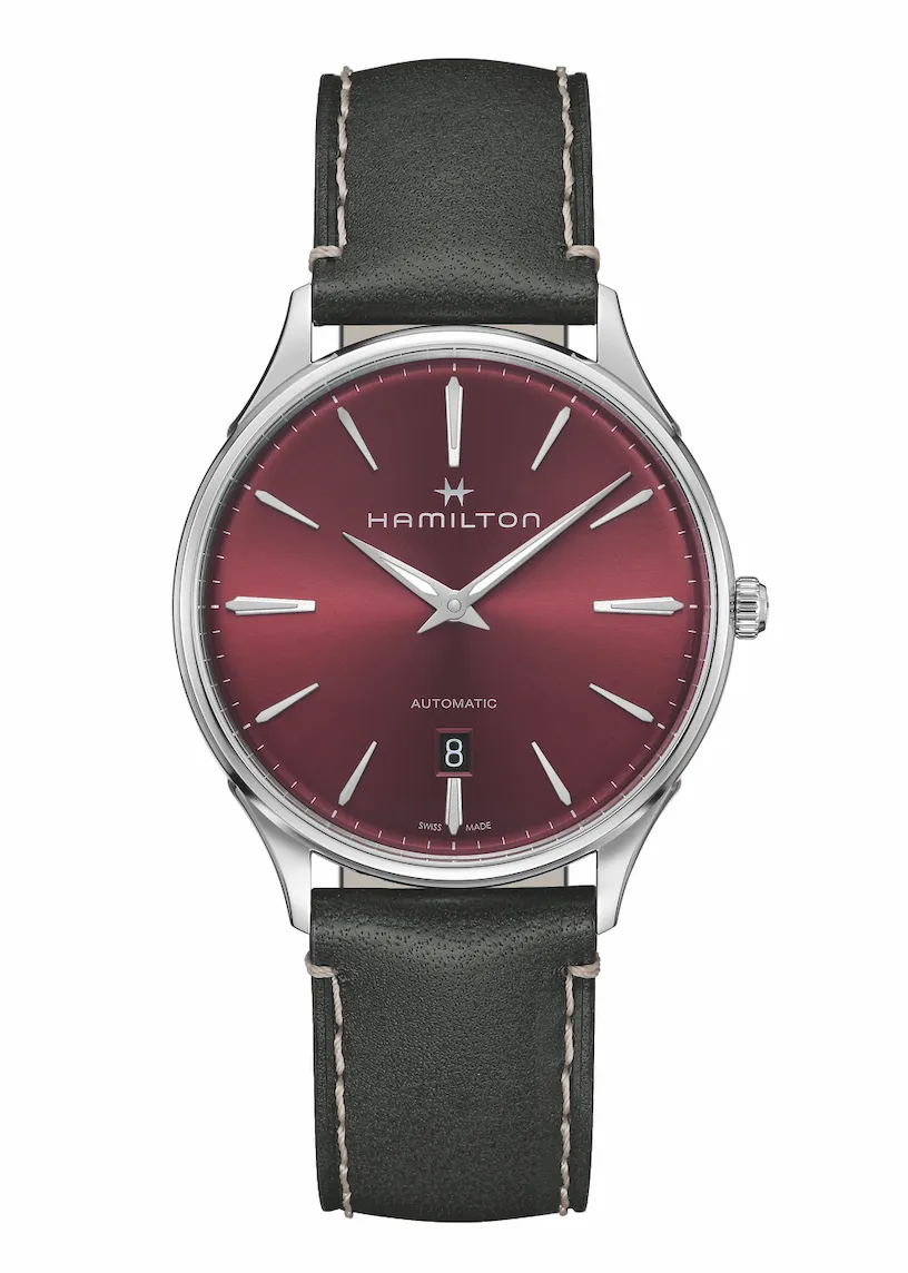 Hamilton 40mm Cranberry Dial Automatic Jazzmaster