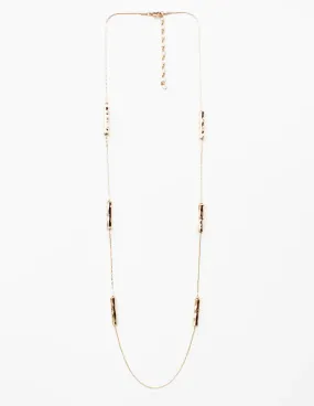 Hammered Bar Necklace