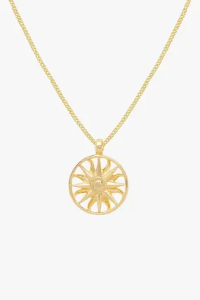 Ilios necklace gold plated