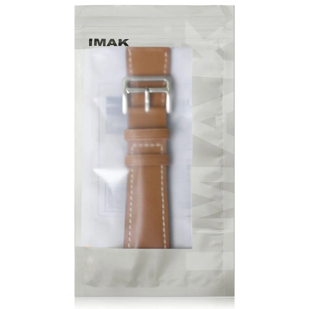 IMAK Apple Watch (45mm) PG1 series leather watch strap - Black