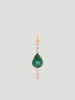 In Line Emerald Pendant