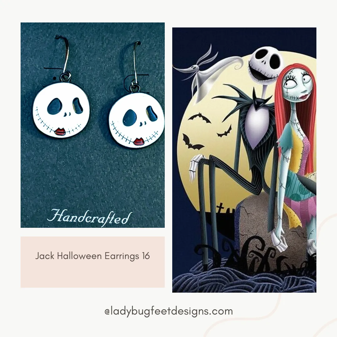 Jack Halloween Earrings 16