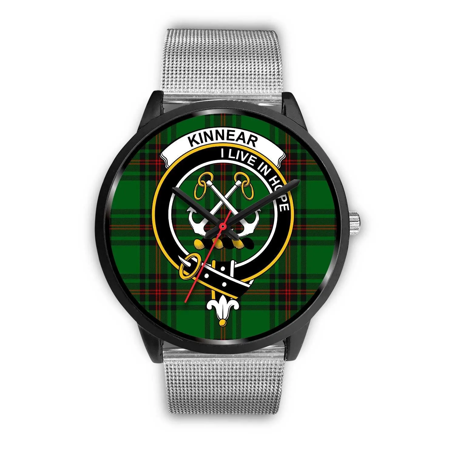 Kinnear Clan Badge Tartan Black Watch