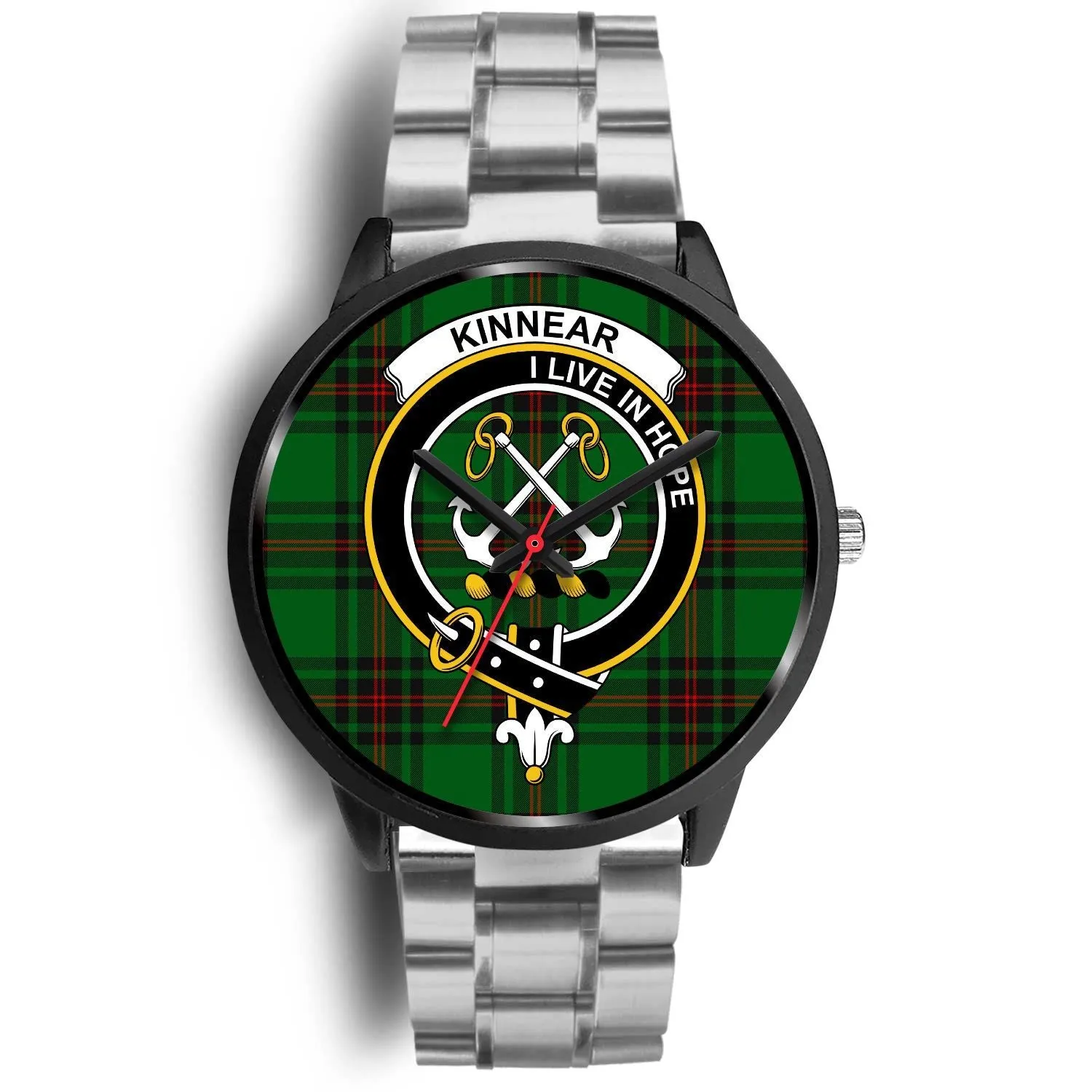 Kinnear Clan Badge Tartan Black Watch