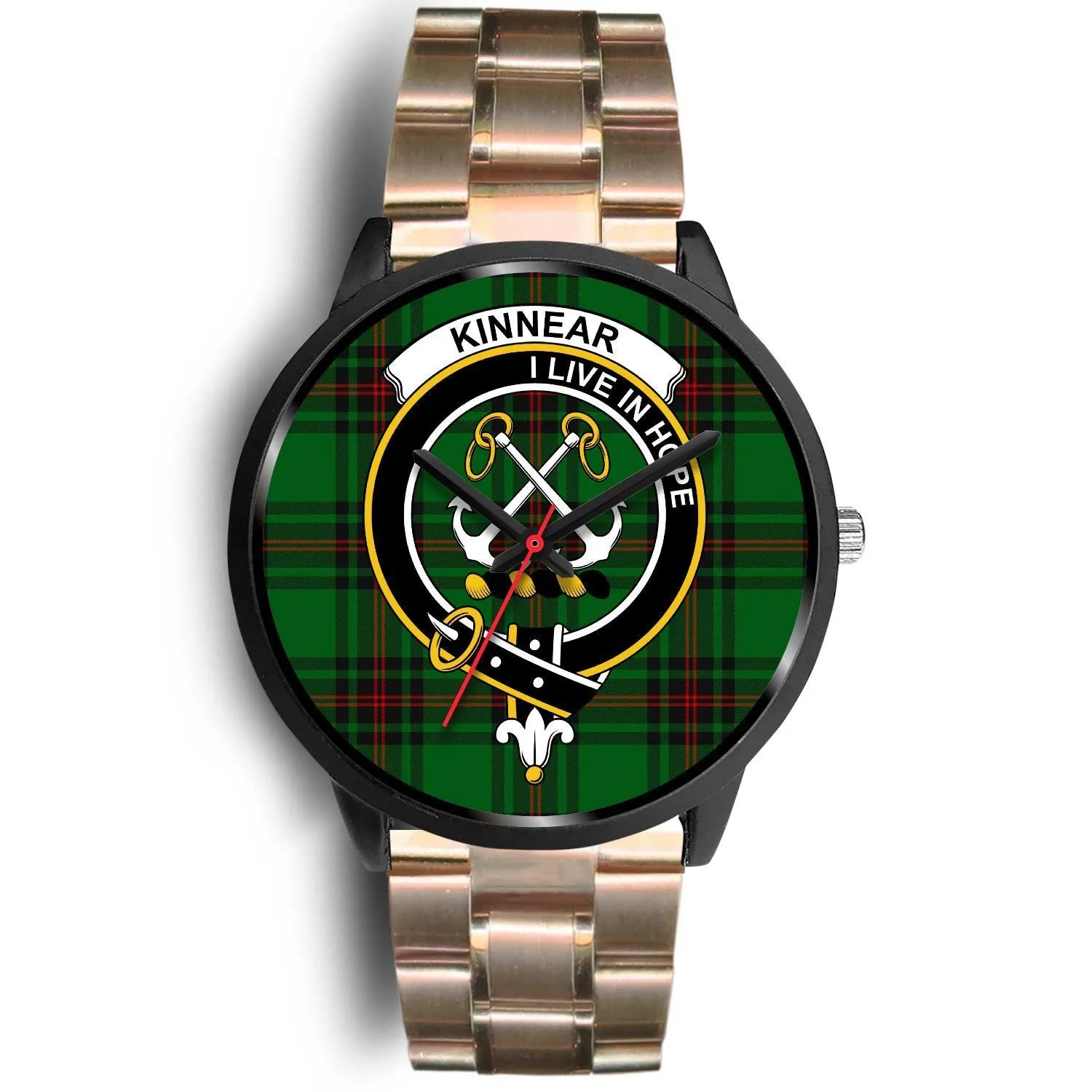 Kinnear Clan Badge Tartan Black Watch