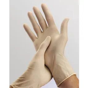 Latex Powdered Gloves Clear  S96625 - Pack of 100