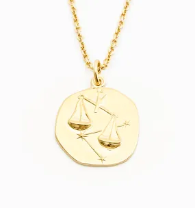 Libra Zodiac Necklace