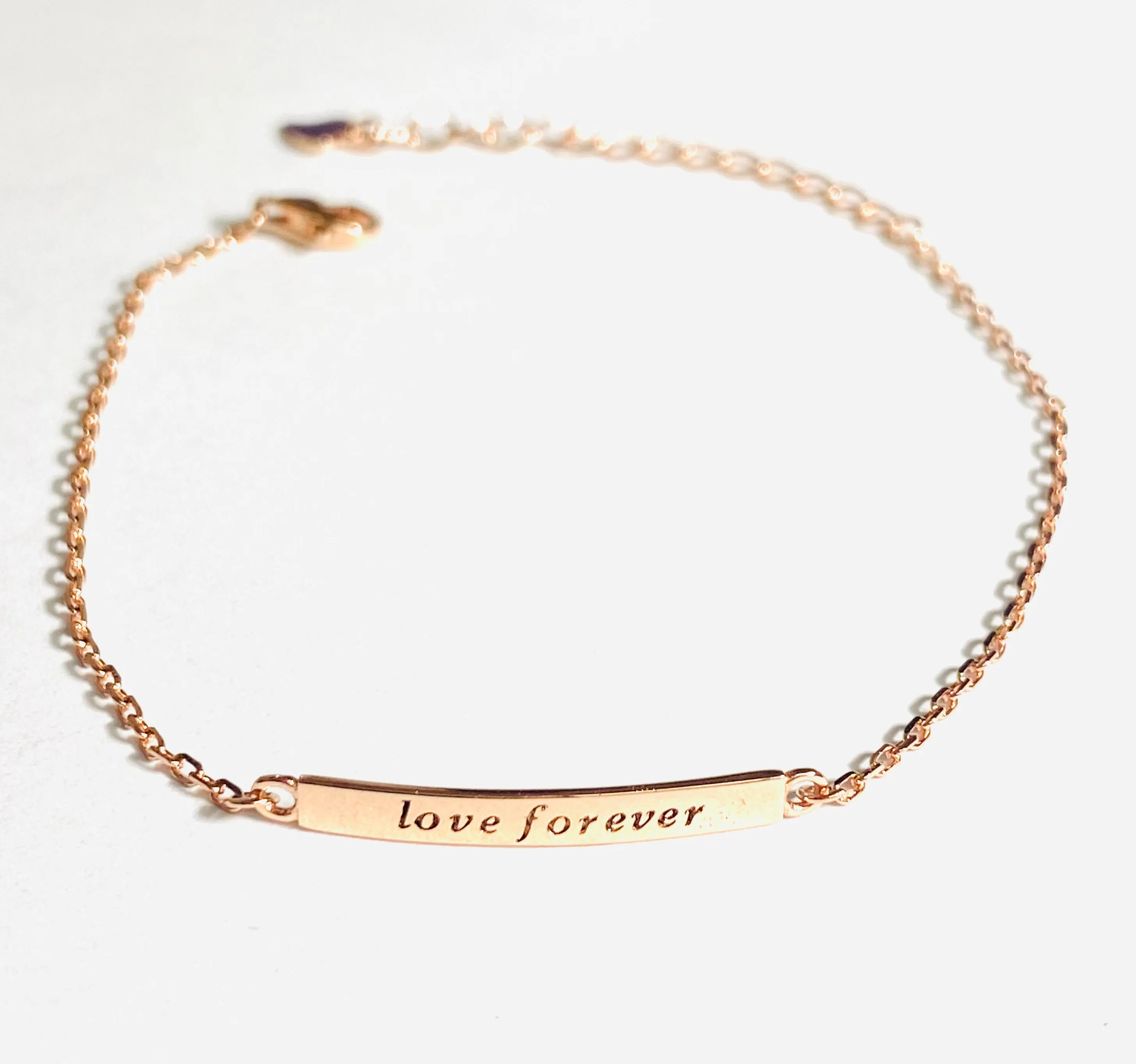 Love Bracelet, Forever Bracelet, Dainty Bracelet, Stacking Bracelet