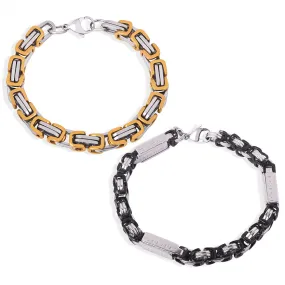 Luxurious Titanium Steel Gold-Plated Bracelet for Women