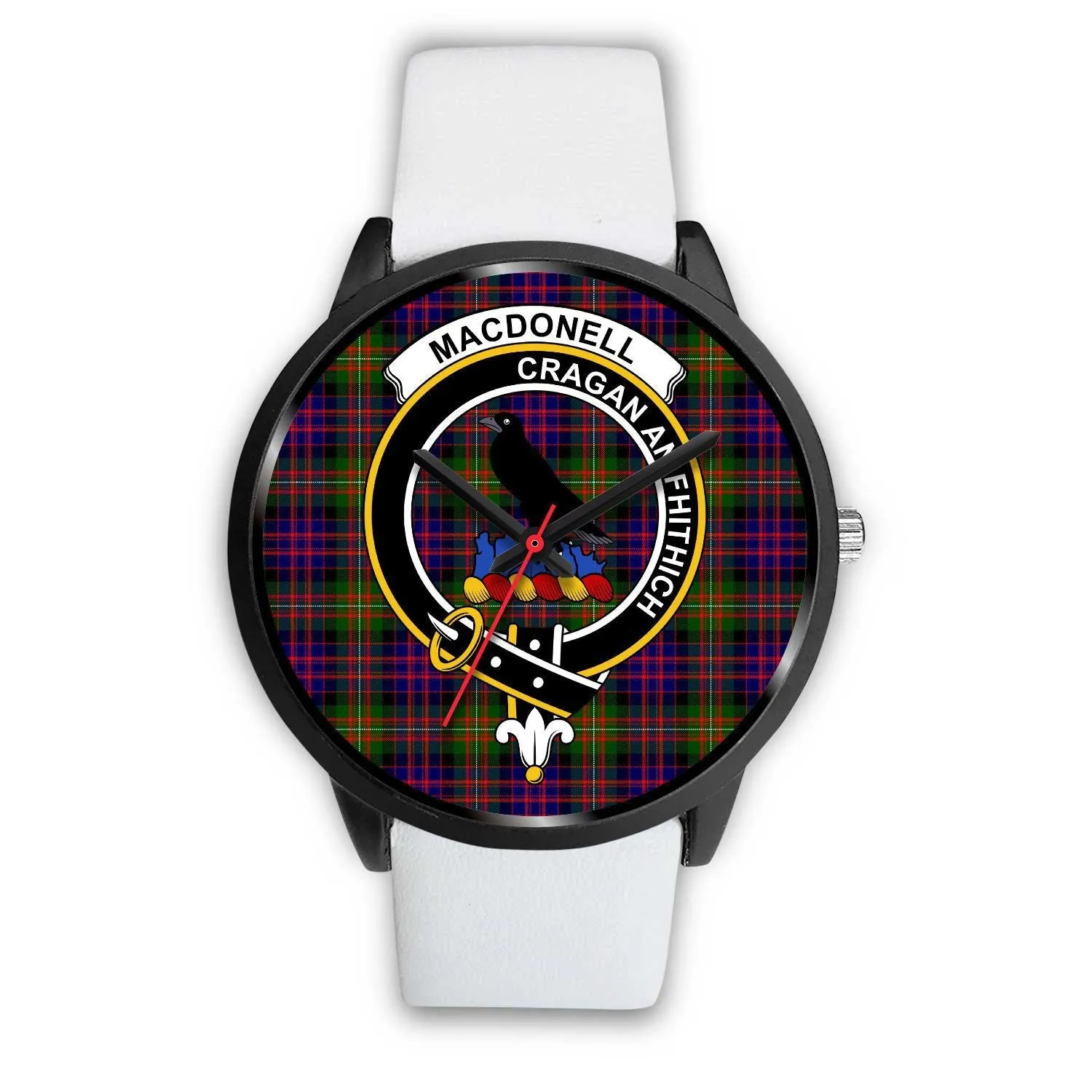 MacDonnell Clan Badge Tartan Black Watch