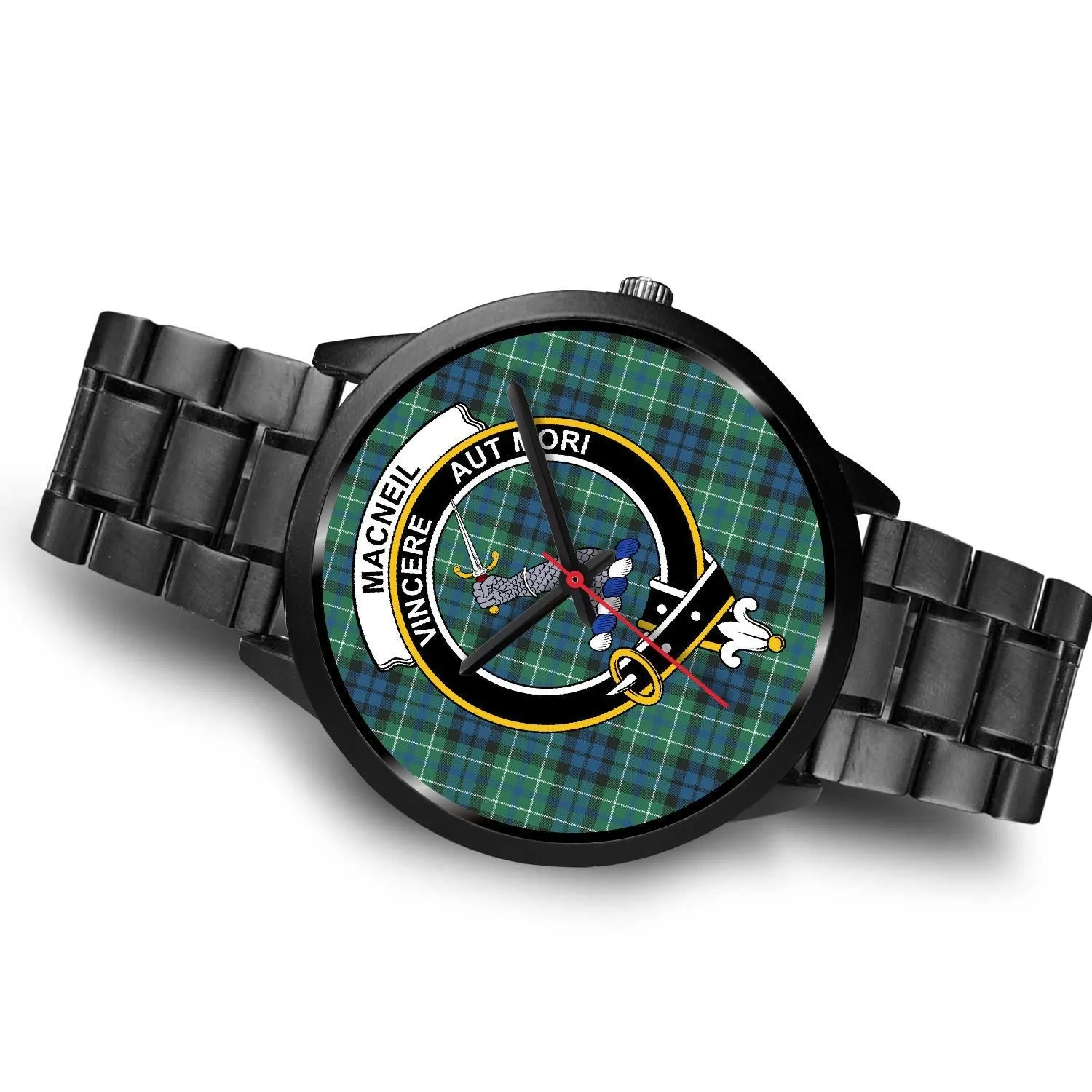 MacNeil of Colonsay Clan Badge Tartan Black Watch