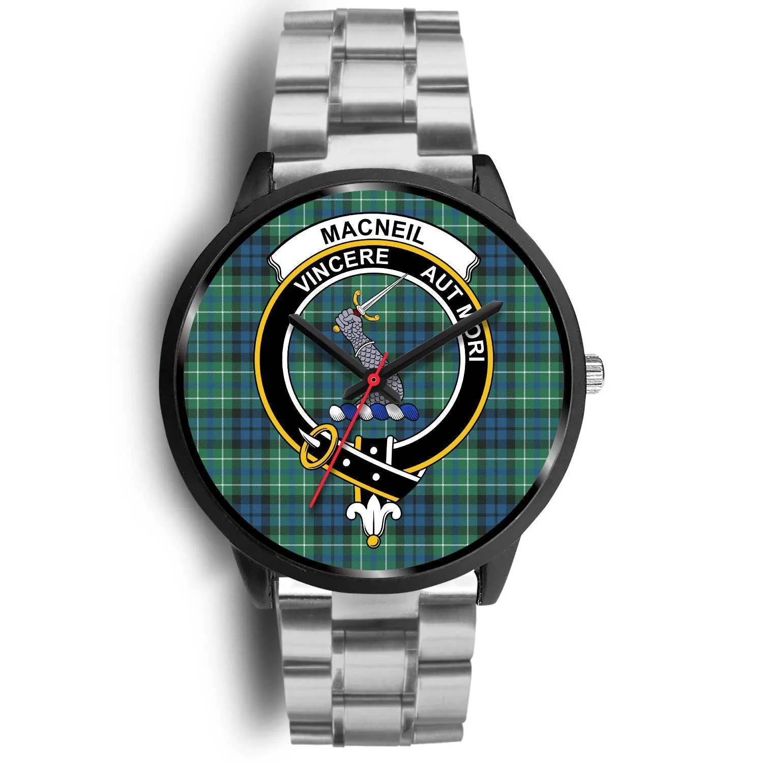 MacNeil of Colonsay Clan Badge Tartan Black Watch