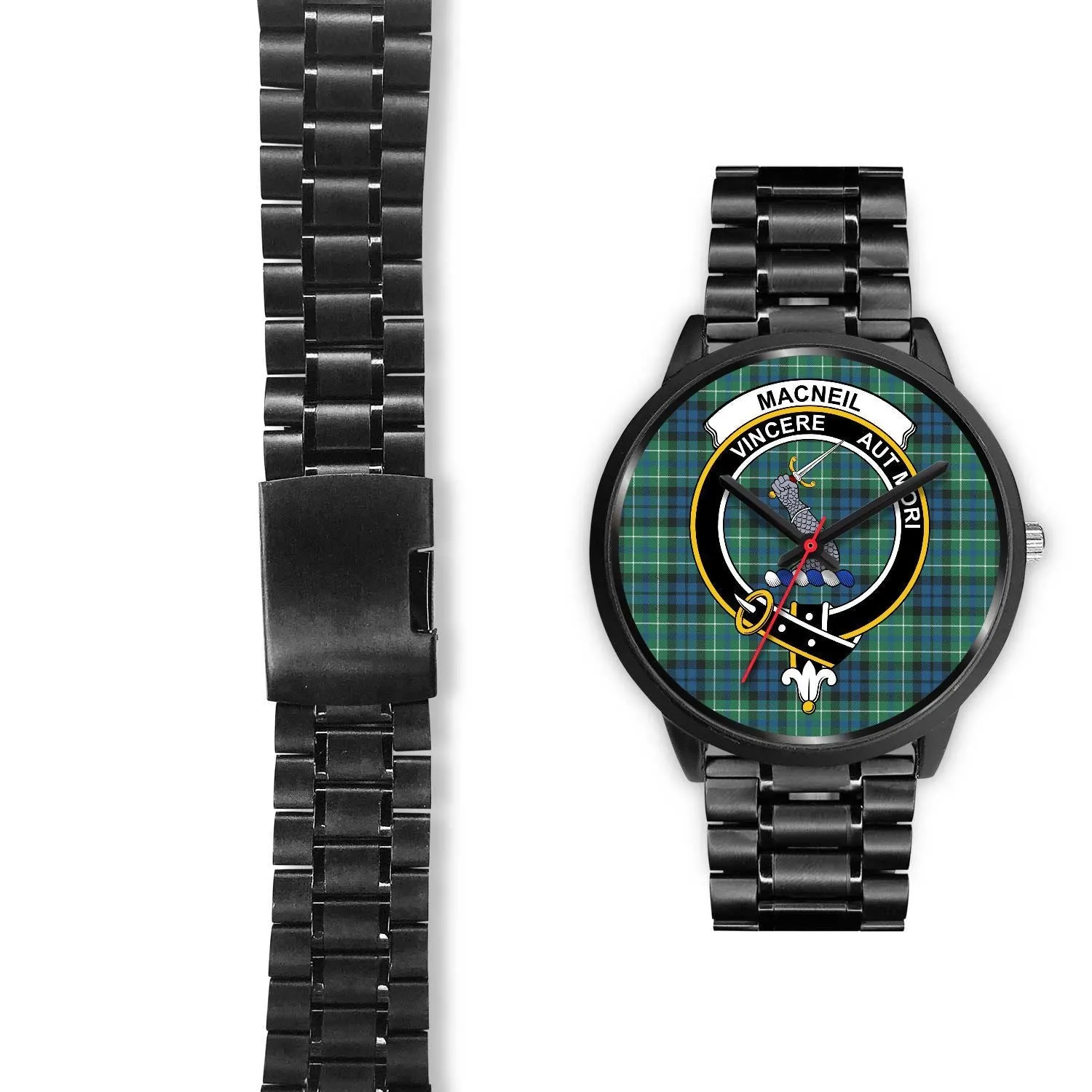 MacNeil of Colonsay Clan Badge Tartan Black Watch