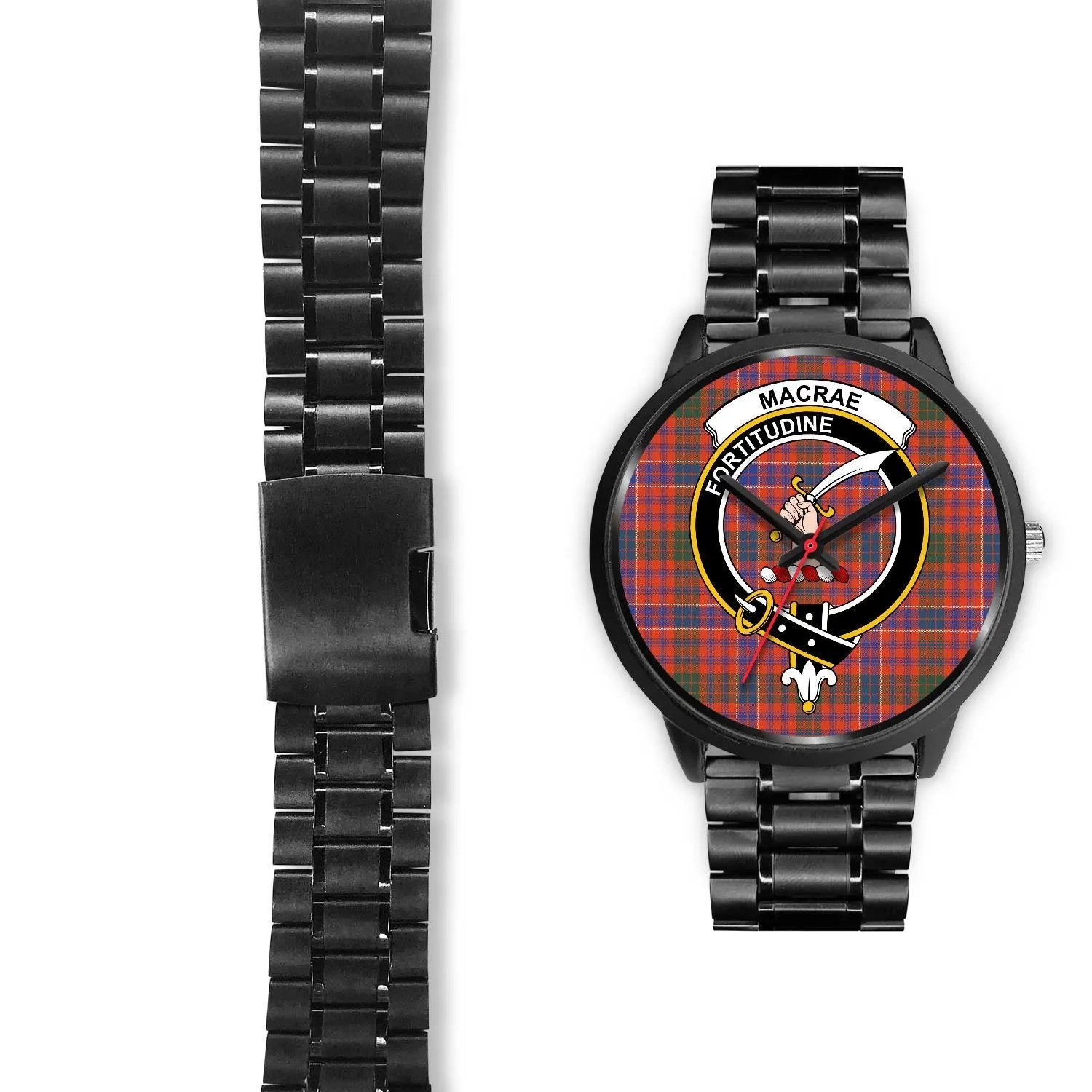 MacRae Ancient Clan Badge Tartan Black Watch