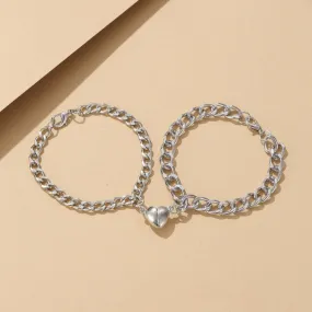 Magnetic Heart Couple Bracelets