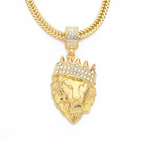 Majestic Lion Head Necklace