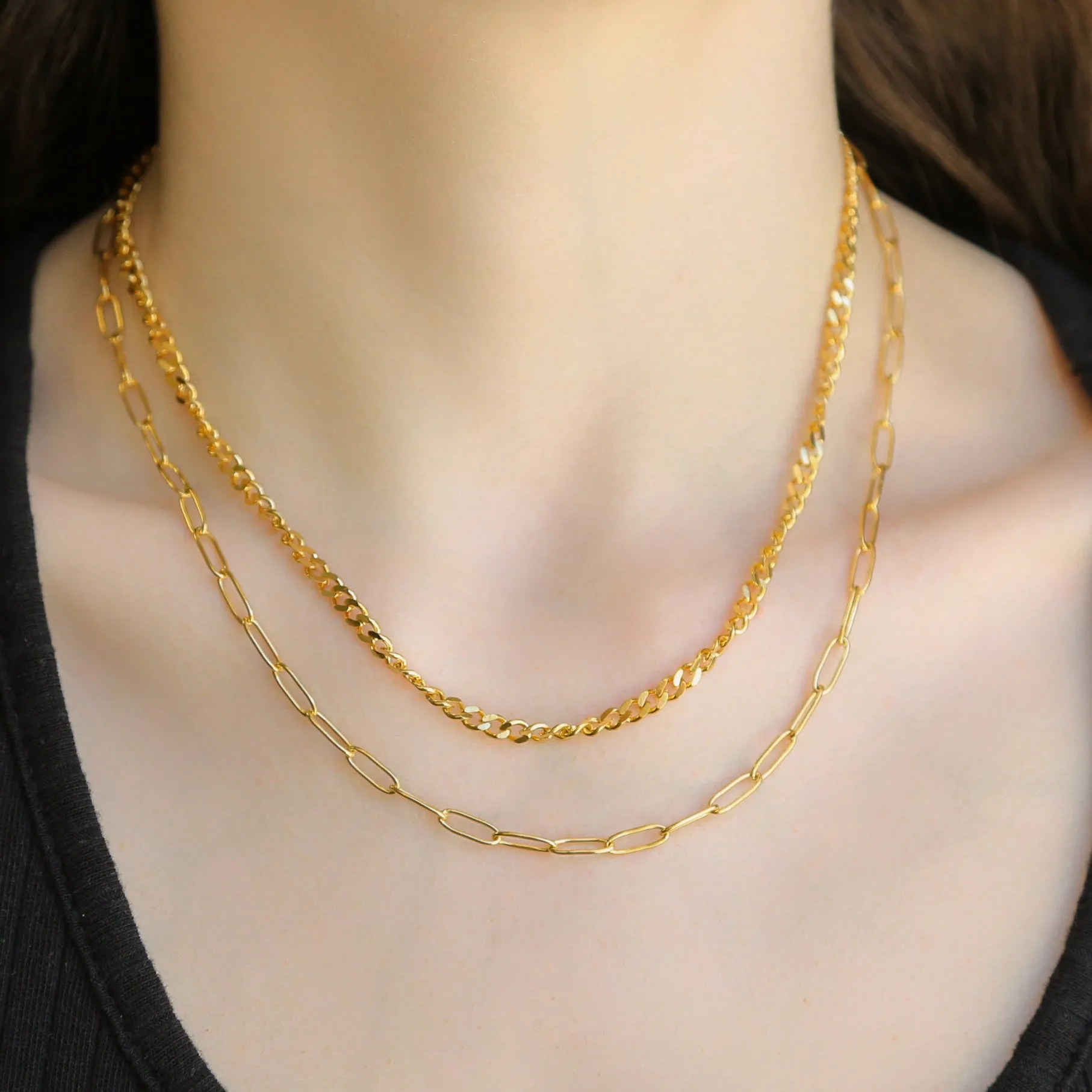 MIA |  18K Gold Plated Stainless Steel Necklace