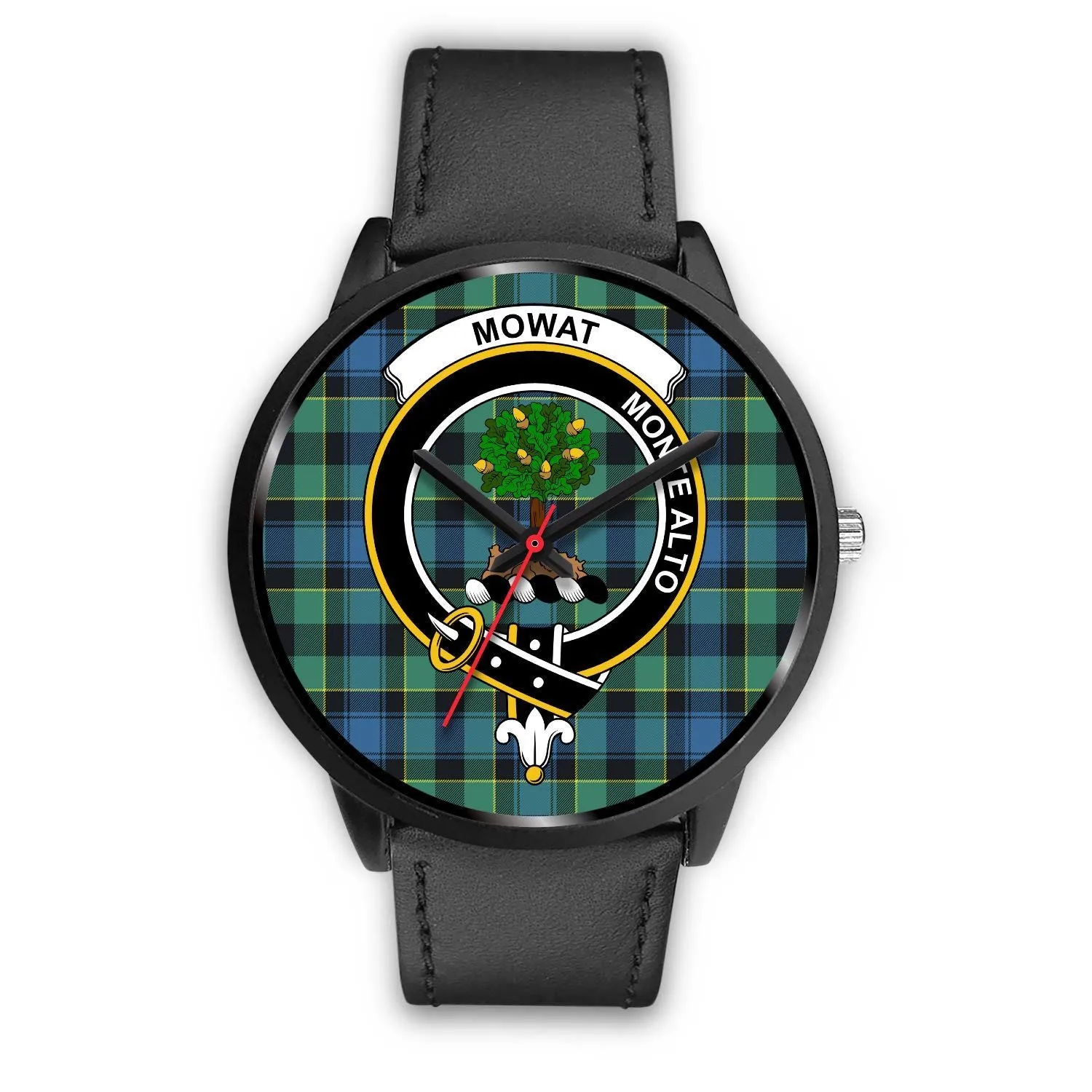 Mowat Clan Badge Tartan Black Watch