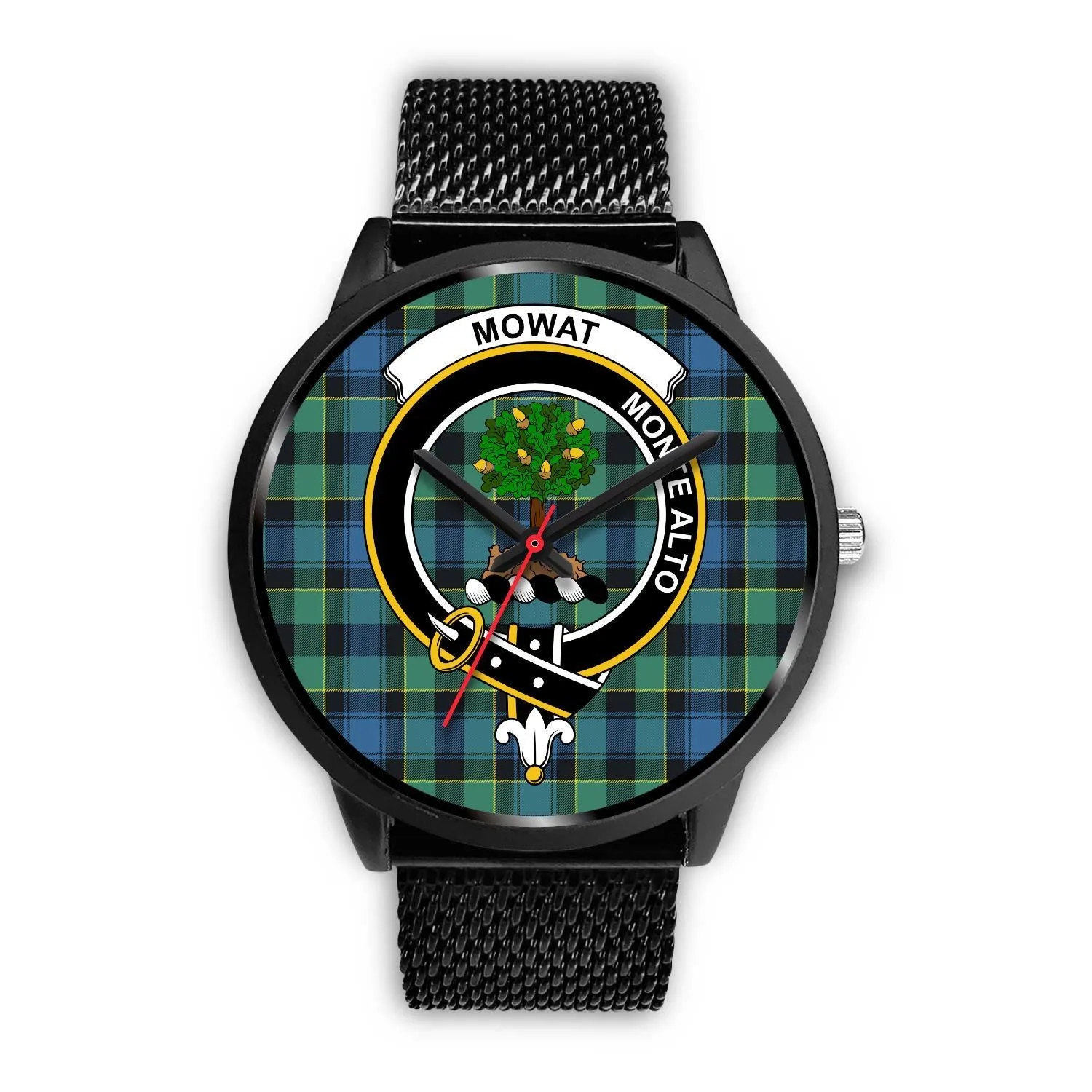 Mowat Clan Badge Tartan Black Watch