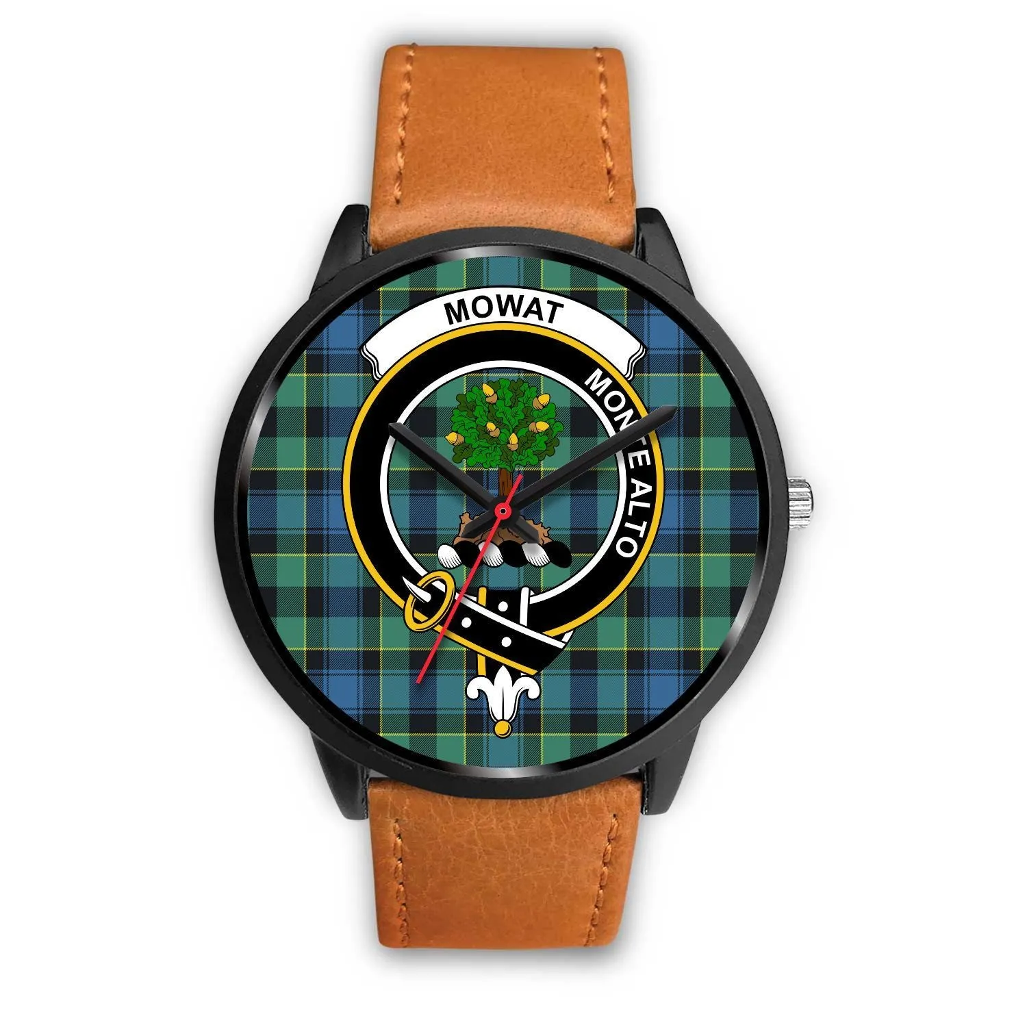 Mowat Clan Badge Tartan Black Watch