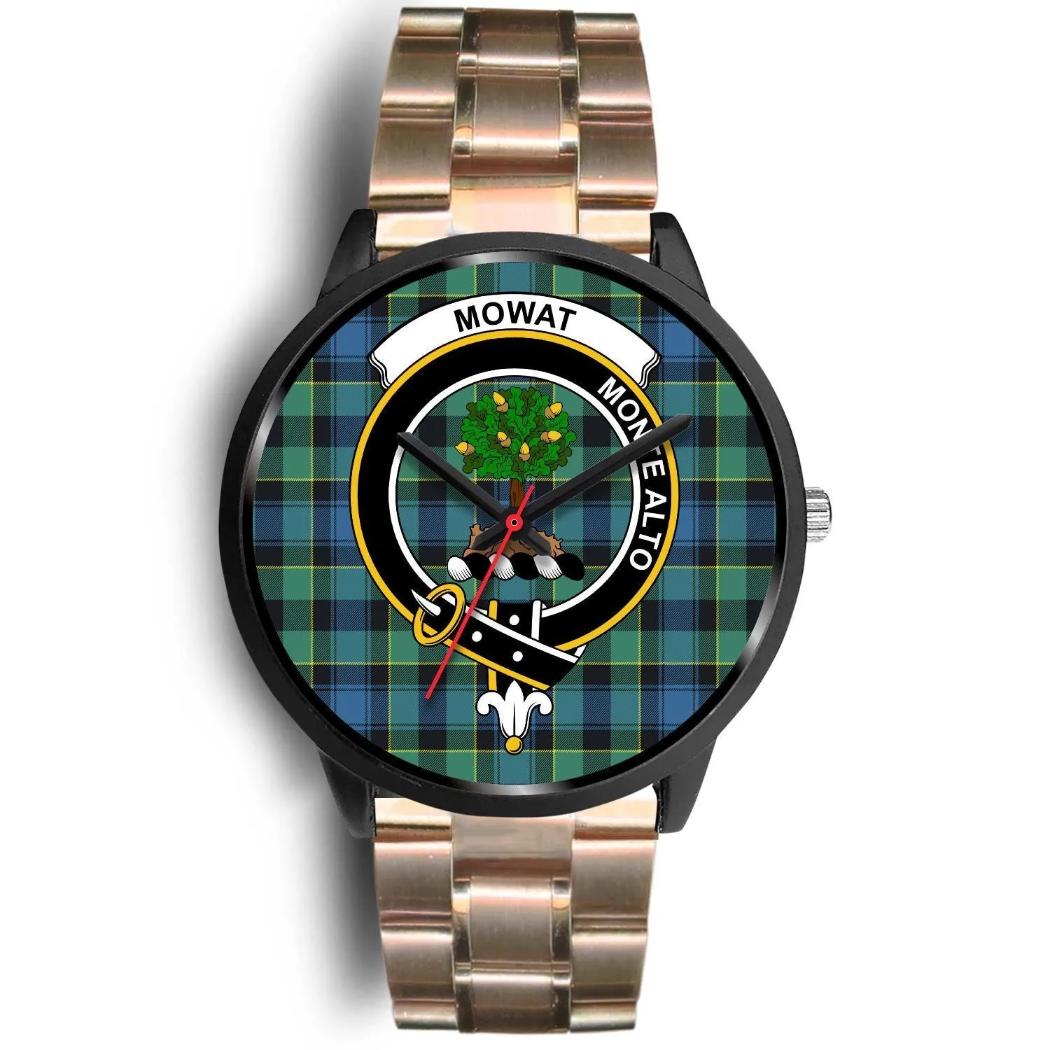 Mowat Clan Badge Tartan Black Watch