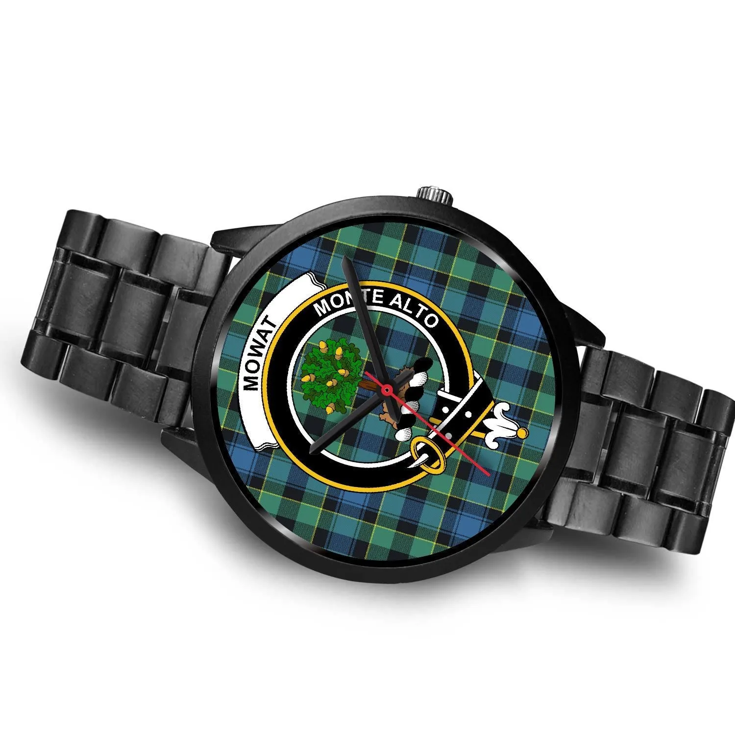 Mowat Clan Badge Tartan Black Watch