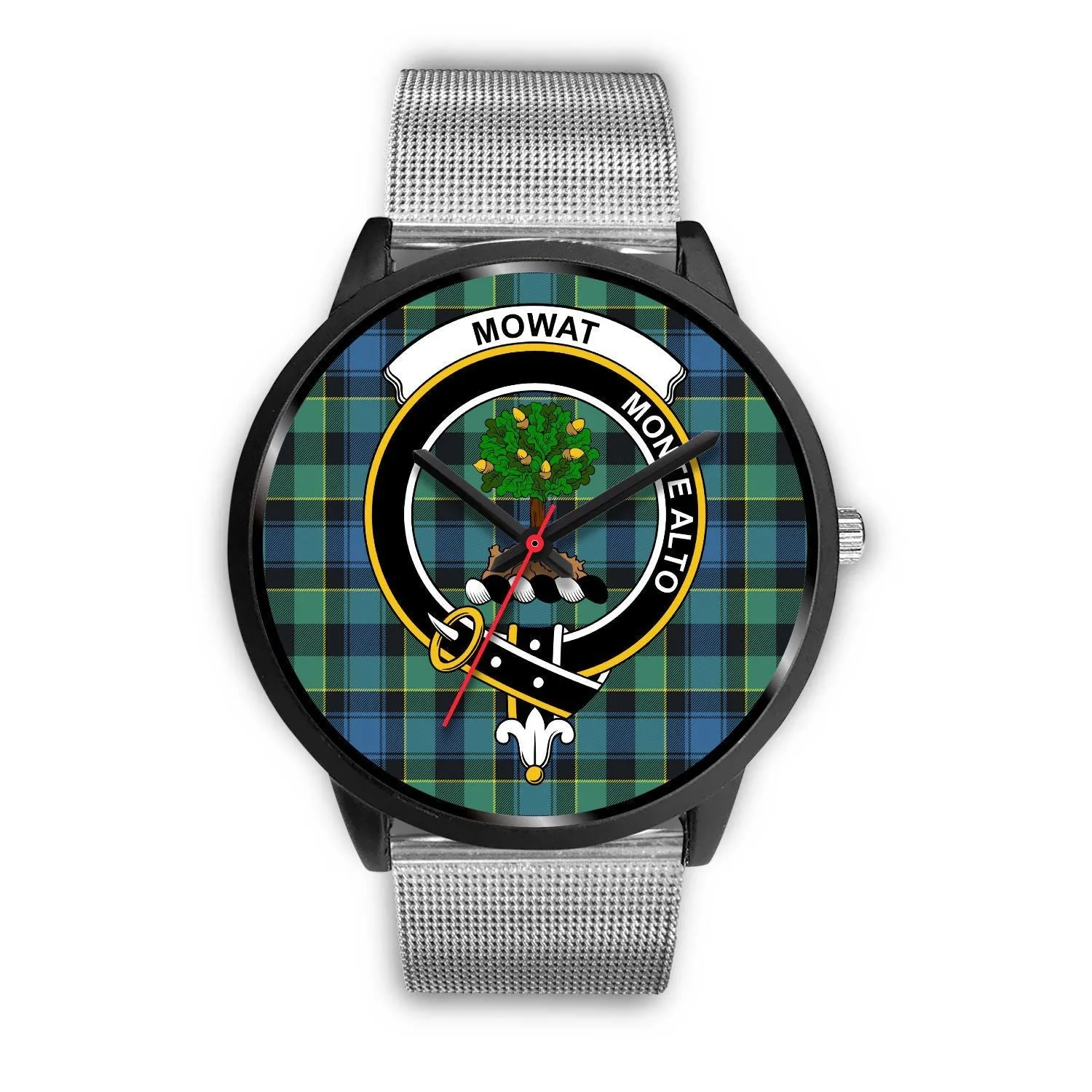 Mowat Clan Badge Tartan Black Watch