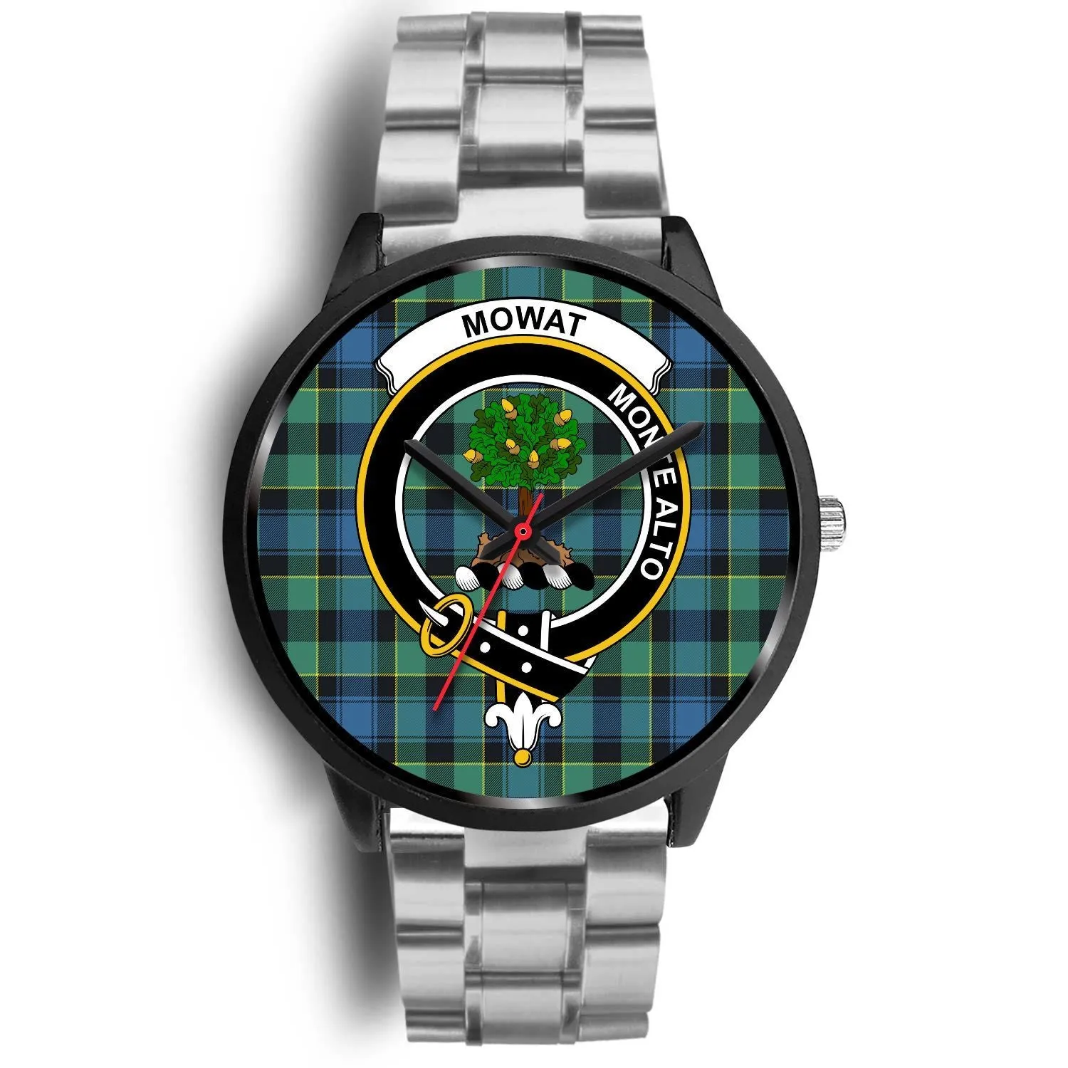 Mowat Clan Badge Tartan Black Watch