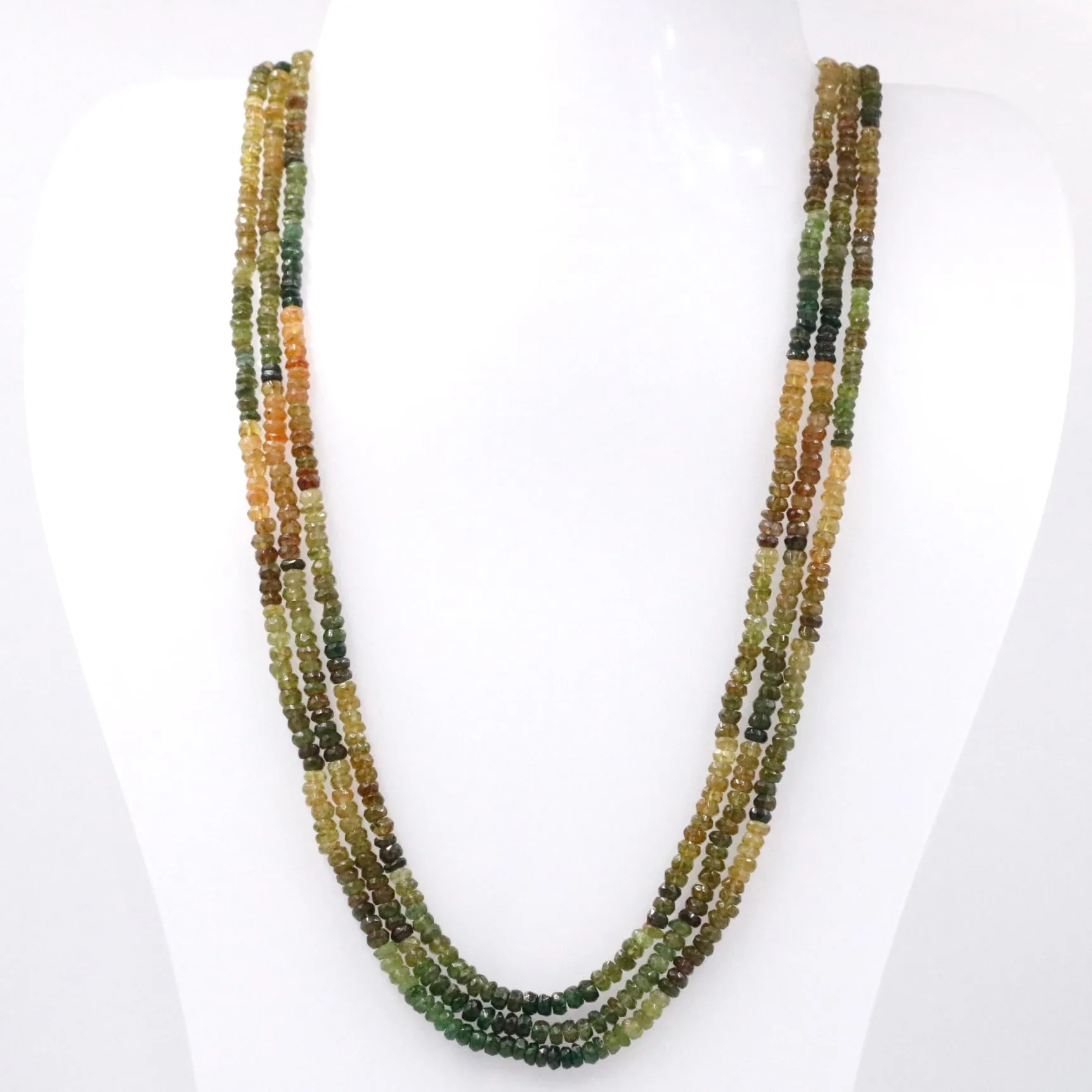 Multi Color Tourmaline Necklace Layered Necklace Faceted Necklace Long Necklace Sarafa Necklace Indian Necklace SKU: 6143374