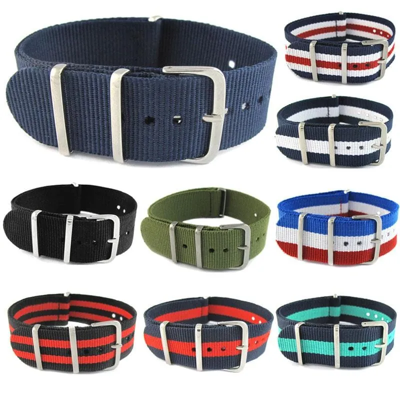 Nato Nylon Watch Straps Compatible with the TheHorse 18mm Range