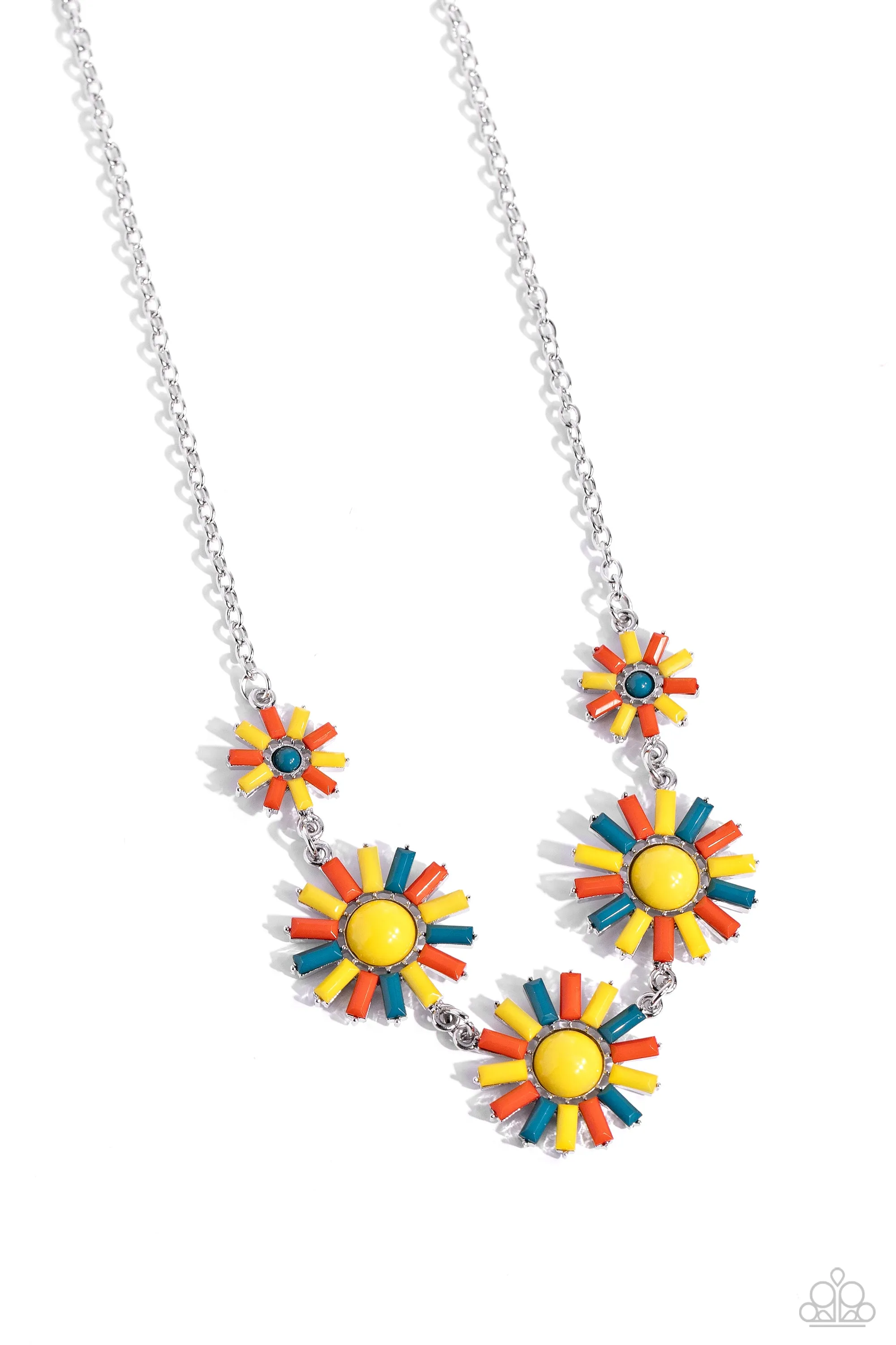 Necklace SUN and Fancy Free - Yellow SET