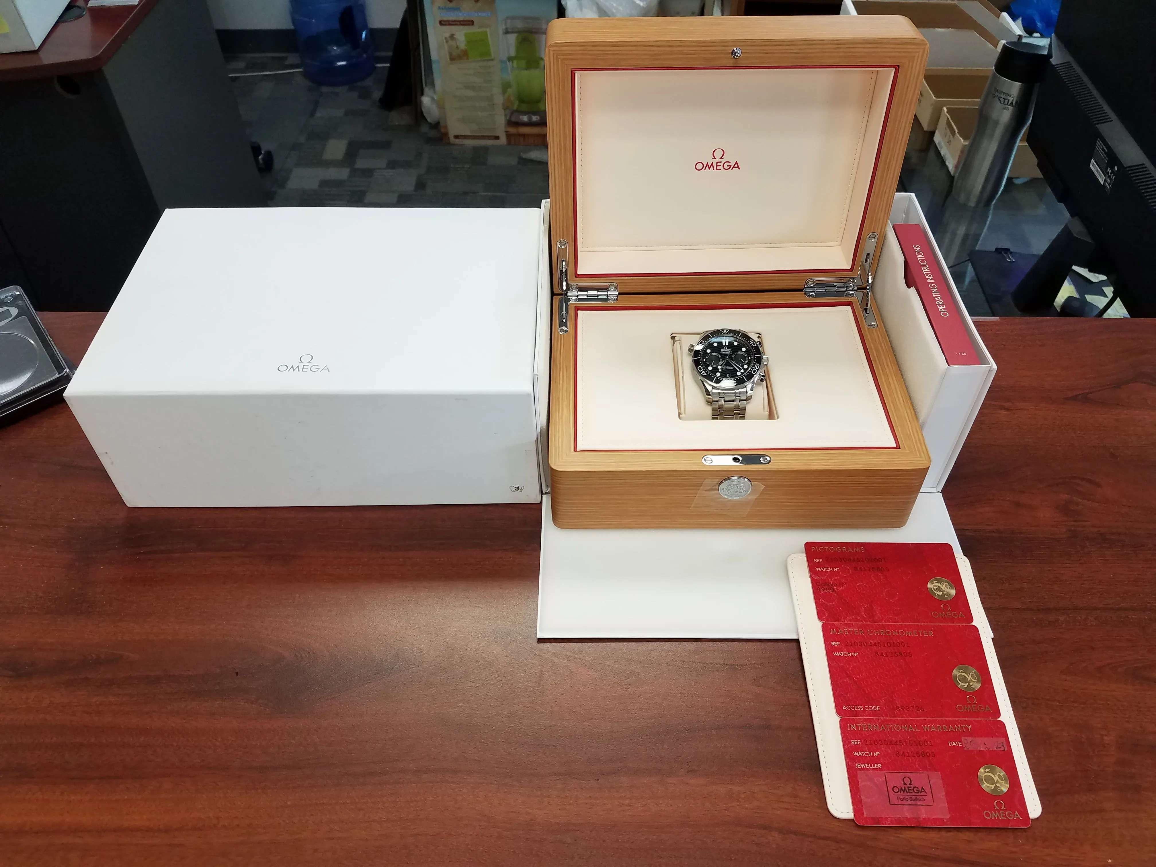 Omega Stainless 300m Chrono Diver Watch #21030445101001