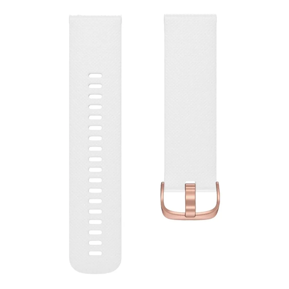 OnePlus Watch compatible Silicone Watch Straps with Rose Gold Buckles