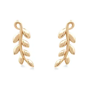 Paloma Piccaso Tiffany Olive Leaf Climber Earrings - 18ct Rose Gold