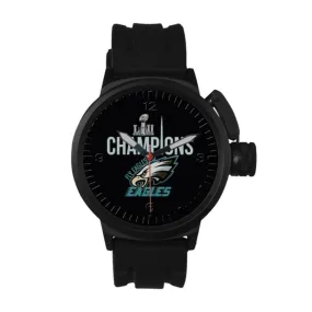 Philadelphia eagles Fan Sports Watch Mens| super bowl Fan Watch Quartz Black