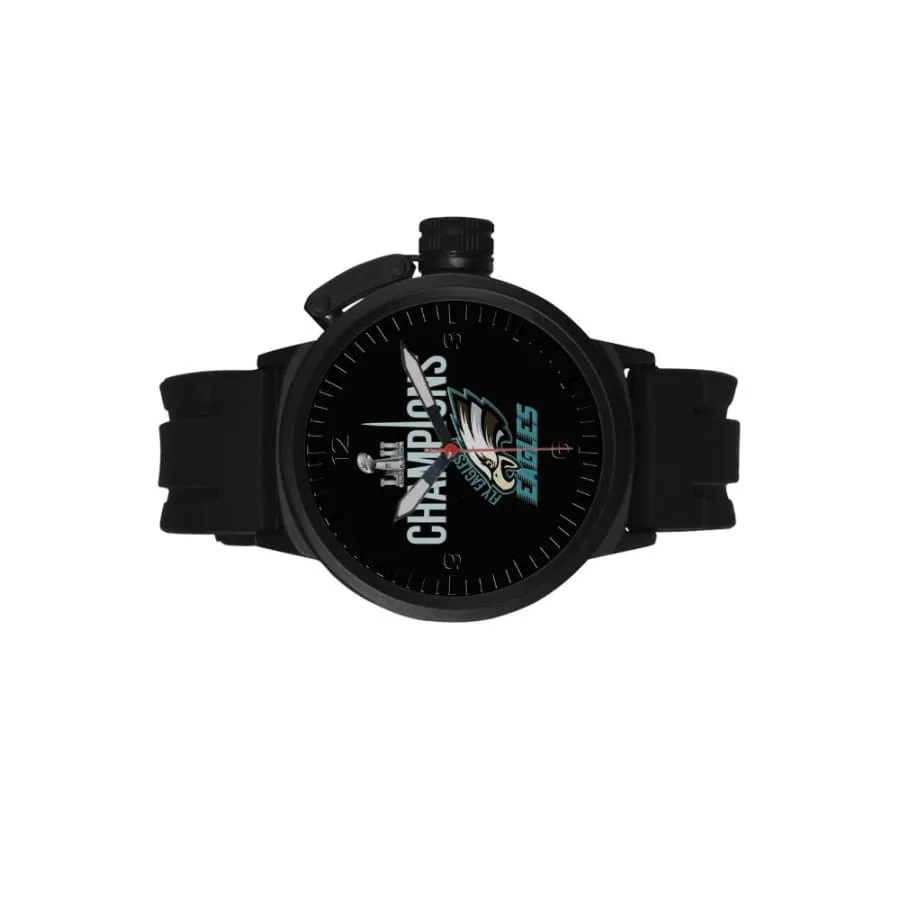 Philadelphia eagles Fan Sports Watch Mens| super bowl Fan Watch Quartz Black