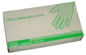 Powdered Vinyl Disposable Gloves - Box