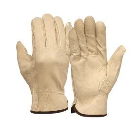 Pyramex Grain Pigskin Leather Driver Gloves GL4001K (12 Pair)