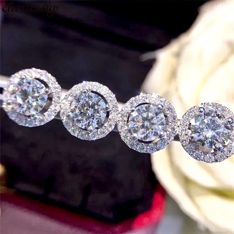 "Whitney" - Cubic Zirconia Bridal Bracelet - Available in Silver and Rose Gold