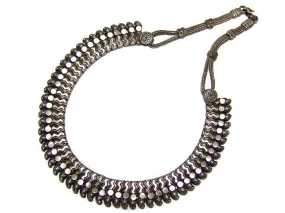 Rajasthani Indian Tribal Silver Necklace