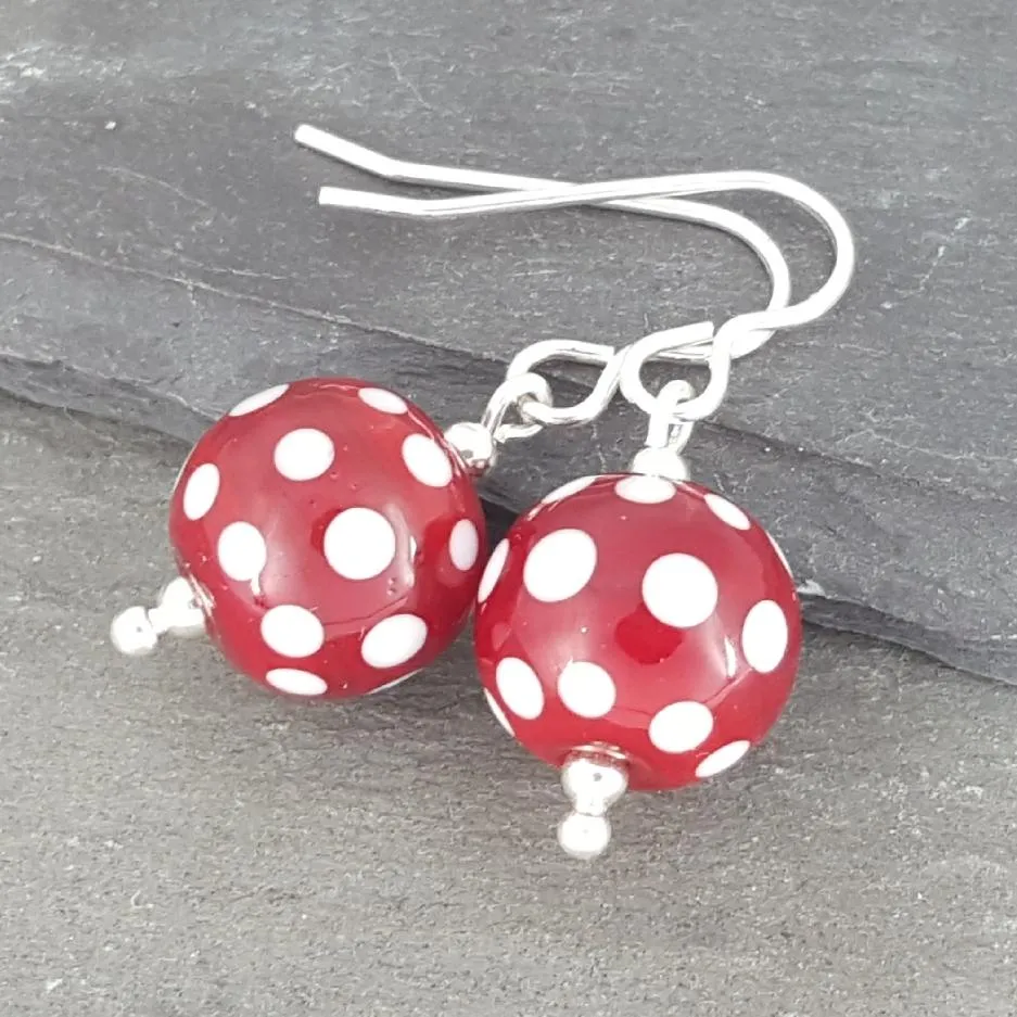 Round Earrings - Polka Dotty Collection