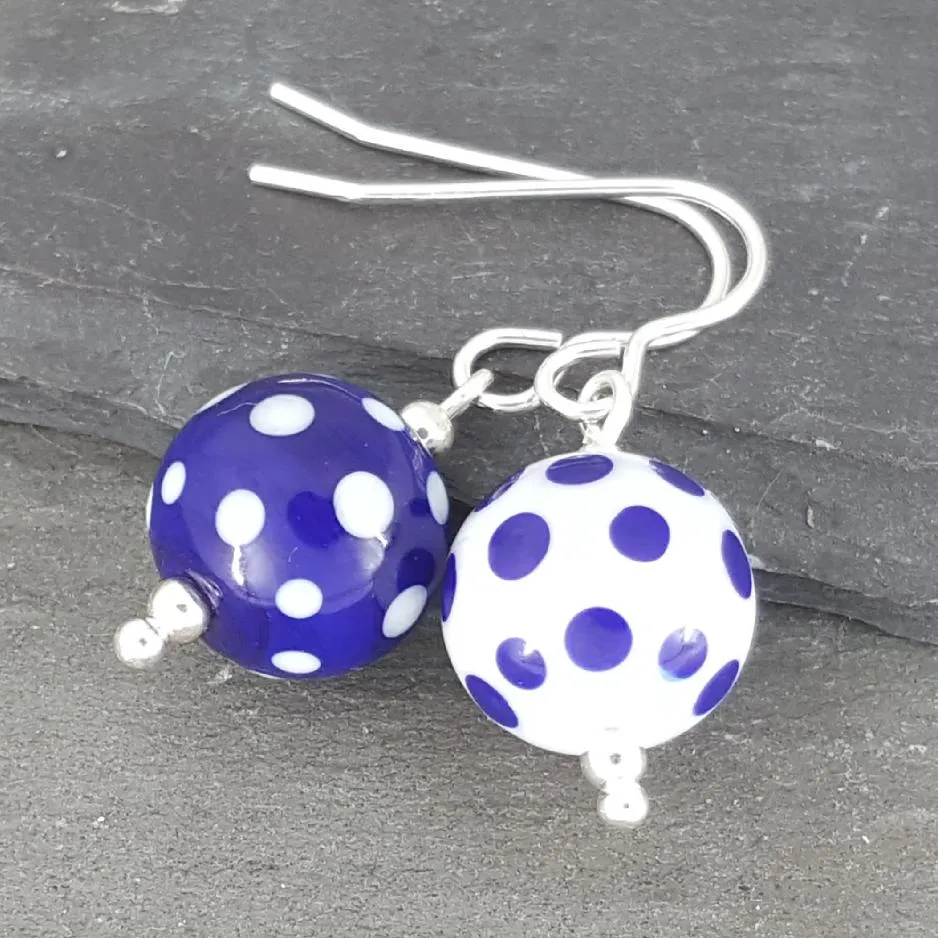 Round Earrings - Polka Dotty Collection