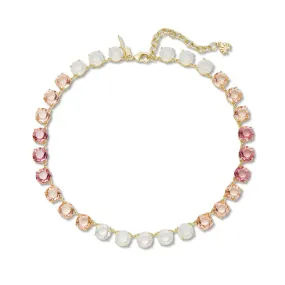 Shell Pink Candy Crystal Necklace