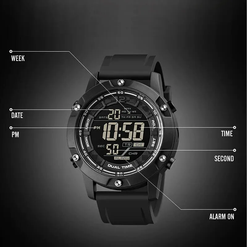 SKMEI 1762 Awesome 100M Waterproof Sports Watch for Men