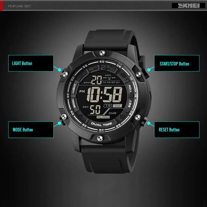 SKMEI 1762 Awesome 100M Waterproof Sports Watch for Men