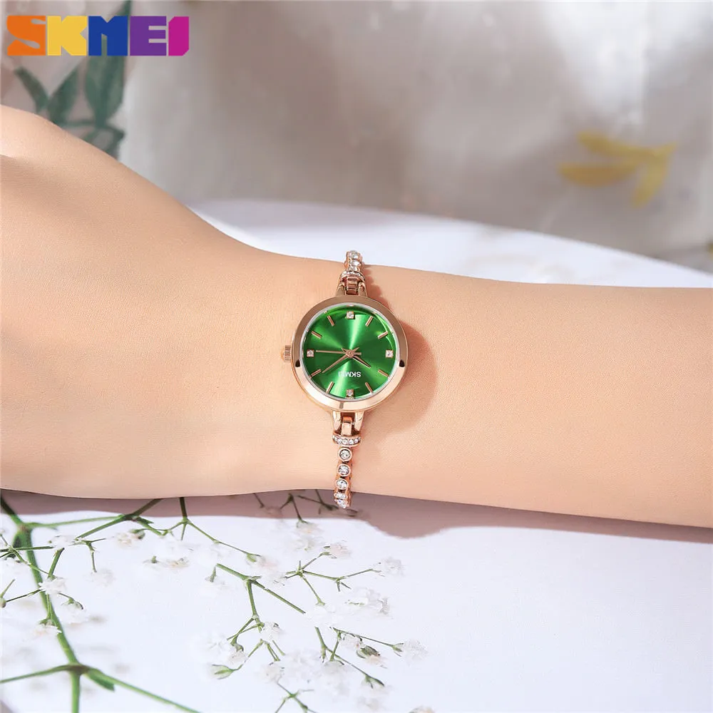 SKMEI 1854 Analog Quartz Bracelet Watch for Women 3Bar Waterproof