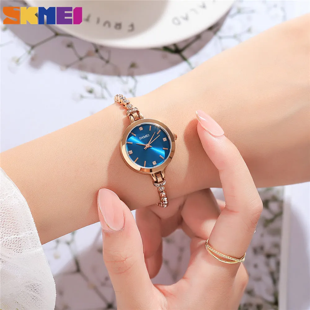 SKMEI 1854 Analog Quartz Bracelet Watch for Women 3Bar Waterproof