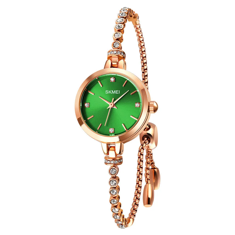 SKMEI 1854 Analog Quartz Bracelet Watch for Women 3Bar Waterproof