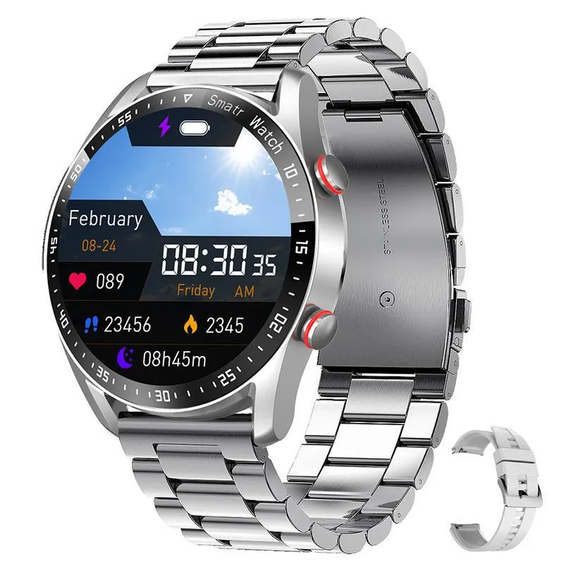 Smart Watch Business Stainless Steel Strap Bluetooth Calling Smart Watch Waterproof I9