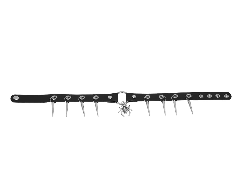 Spiked Spider Choker